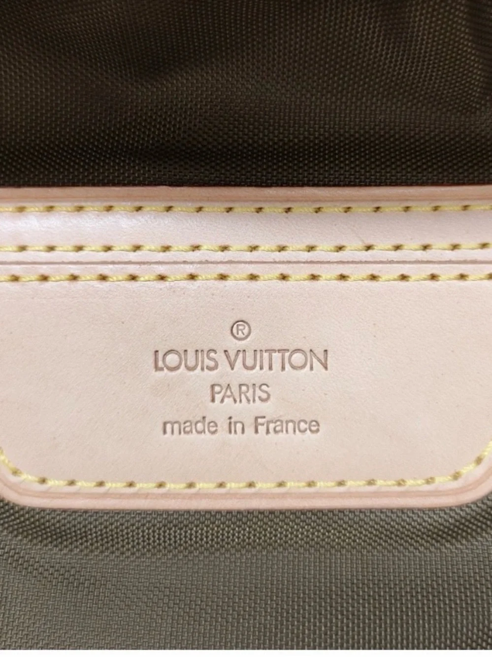 Louis Vuitton Monogram Canvas Travel or gym bag in Brown with Tan Trim